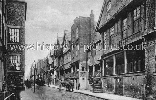 Old Houses, Watergate Street, Chester, Cheshire. c.1905